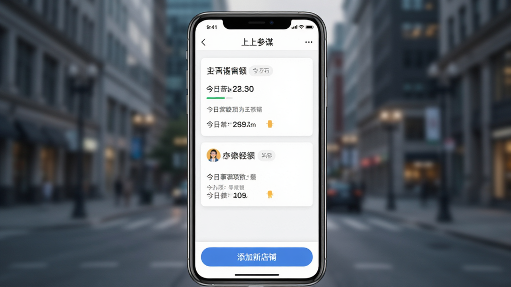 һ��չʾ�ֻ�APP�����������ͼƬ����Ļ���С����ϲ�ı��������������ʾ�������̿�Ƭ��ÿ����Ƭ���е������ơ�����Ӫҵ��ʹ��������������ײ��С������µ��̡���ť���������黯�ĳ��н־�����������񣬻����������޶���Ԫ��