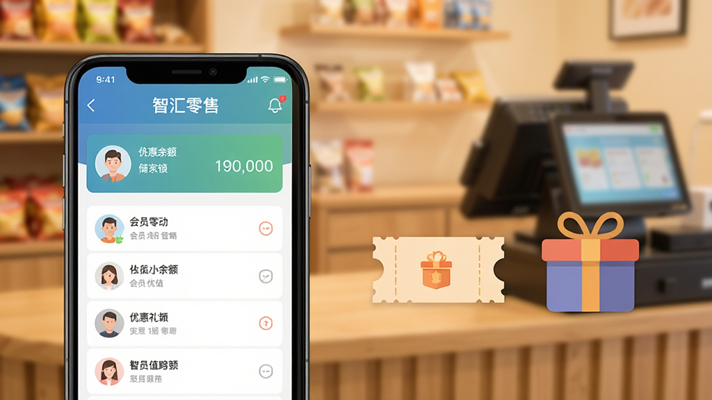һ��չʾ�ǻ�����APP��Ա���������ͼƬ�������������ֻ���Ļ����Ļ����ʾ�Ż�Ա�б��ʹ�ֵ���Ա����Ż�ȯ�ͻ�����еı�ƽͼ�ꡣ��������ܰ�ĵ�������̨�黯������ִ���ƽ�����ʸɾ����޶���Ԫ�ء�