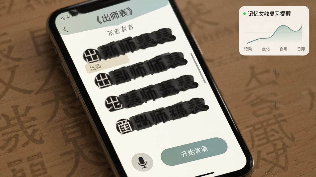���������ı���ģʽ���棬�ֻ���Ļ��ʾ����ʦ�������䣬�󲿷����ֱ��ڸ�ֻ¶��ÿ�����֣��ײ�����˷�ͼ��͡���ʼ���С���ť�����Ͻ���ʾ�������߸�ϰ���ѣ�������ɫ��ͻ��ۣ������������޶���װ��