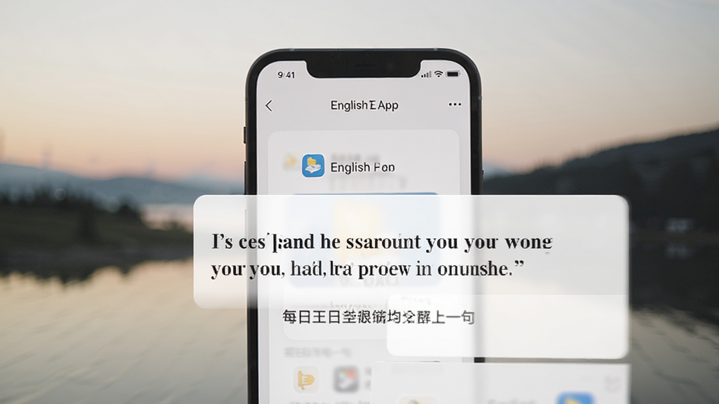 һ��չʾӢ����ÿ��һ�书�ܵ�ͼƬ���������ֻ���Ļ����Ļ��ʾӢ����App��ÿ��һ�俨Ƭ����Ƭ����һ��Ӣ�ĺ����ķ��룬������һ�ŷ羰ͼ�����ּ�࣬������գ����ʸɾ����޶���Ԫ�أ�������͡�