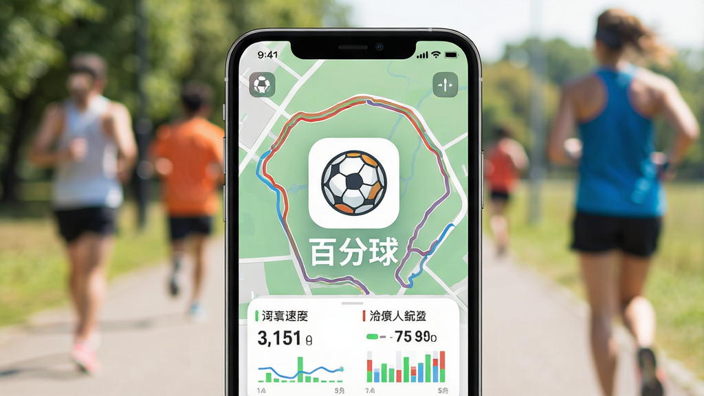 һ���ֻ���Ļչʾ�˶���¼App�����ͼƬ�������������ǡ��ٷ���App��Logo�����ƣ������ǻ����ܲ������黯���������ֻ���Ļ��ʾ�˶��켣��ͼ���������ݣ����ֲ��þ��й�ͼ���ֻ���Ļռ��������֮��������ִ���ƽ����ϸ�ڰ���Բ��ͼ�������������ͼ�������ʸɾ��������޶���Ԫ��