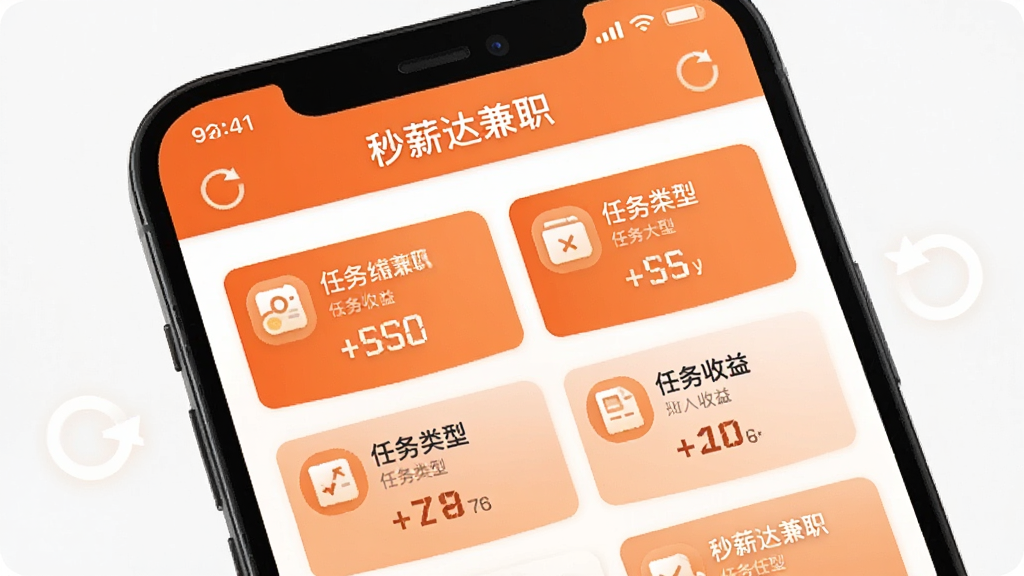一个手机屏幕展示