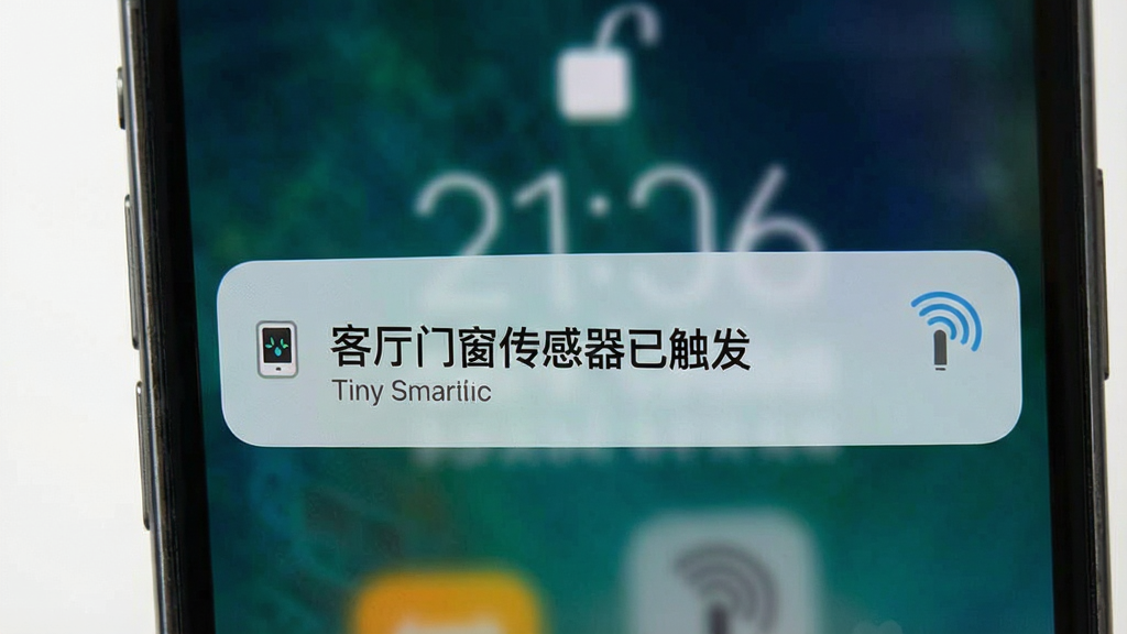һ��չʾTiny Smart��Ϣ���ѹ��ܵ�ͼƬ���ֻ���Ļ�ϵ���֪ͨ��Ƭ����ʾ�������Ŵ��������Ѵ��������������ֻ��������棬����ͻ��֪ͨ���ݣ������ֱ�ۣ�ϸ�����������ʸɾ��޶���Ԫ��