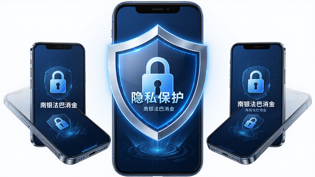 ������������ APP ��ȫ��˽����ʾ��ͼ������Ϊ����ͼ�����ֻ������ϣ�����Ϊ���ƾ��С��ֻ�������Χ���Ű�Գƣ����Ϊ�Ƽ���ȫ�磬ϸ�ڰ�������ͼ�ꡢ��ɫ���Ρ����֡���˽�������͡������������𡱱�ʶ�����ʸ��壬�ɾ����޶���Ԫ��