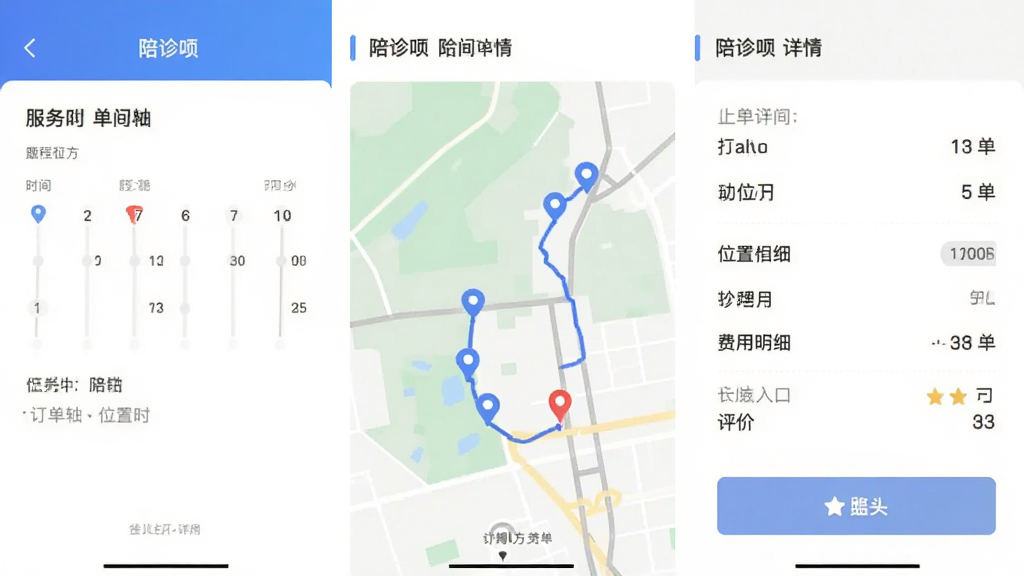 ������Ӧ���ڶ�������ҳ�棬��ʾ����ʱ���ᡢλ�ù켣��ͼ��������ϸ��������ڣ���ͼ������ɫ��λ��ͺ�ɫ�յ��ǣ��������ִ���ƽ�����ֱ�ǩ���������ʸɾ��޶���Ԫ��
