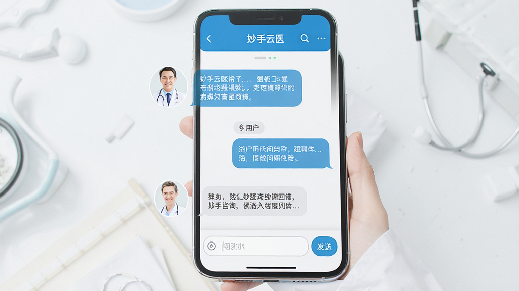 ������ҽ ������ѯ���棬����Ϊ�ֻ���Ļ����Ļ����ʾͼ�ĶԻ����ݣ����Ϊҽ��ͷ����ظ����ݣ��Ҳ�Ϊ�û��������֣��ײ�������뷢�Ͱ�ť������Ϊ���½ṹ�������ҽ�Ʒ磬ϸ�����������ʸɾ����޶���Ԫ��