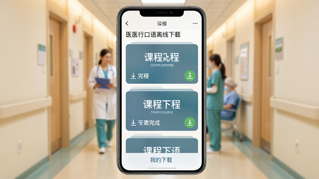 ҽ�п�����������ҳ�棬��ʾ����γ̿�Ƭ�����������ͼ�꣬�ֻ���Ļ�·��С��ҵ����ء���ǩ��������ҽԺ�����黯��������������ܰʵ�ã����ʸɾ��޶���Ԫ��