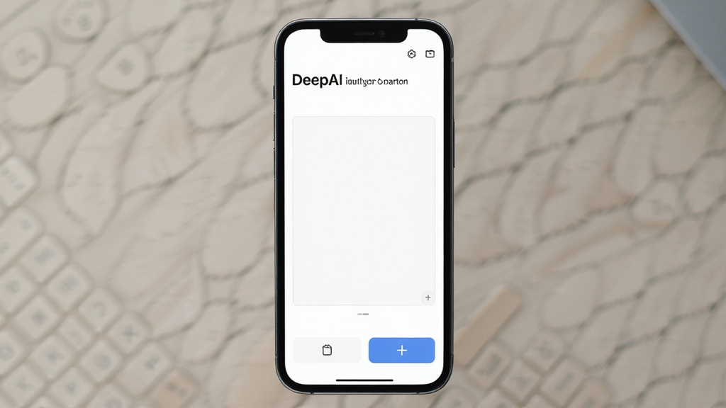 һ��չʾDeepAI���ܴ����޹����ˬ�����ͼƬ���������ֻ���Ļ��ʾ�ɾ��Ĵ�����ҳ�棬����Ϊ����������м���հ����������ײ������������ܰ�ť���Ű漫�����׶࣬����������£�ϸ�����κι�����͵��������ʸɾ������޶���Ԫ��