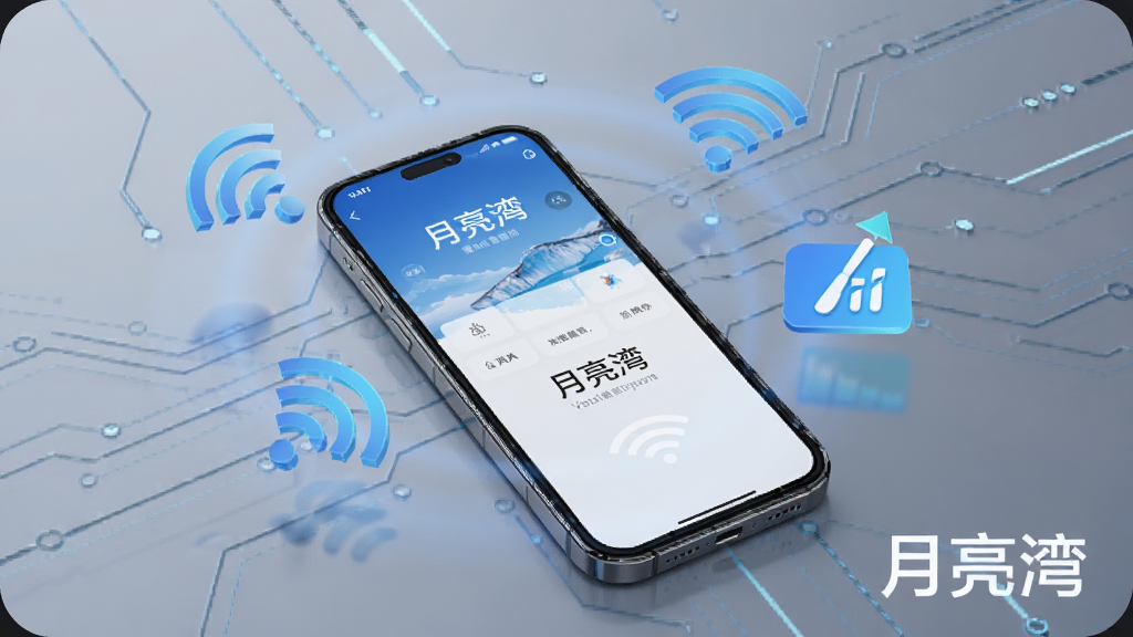 �����幦��չʾͼ��������һ���ֻ�չʾ����������ӽ��棬��Χ����WiFi�ź�ͼ����ƶ�����ͼ�꣬�����Ǽ��ĿƼ������������������ֳ����ڻ�����䣬���ɾ��ִ�����������