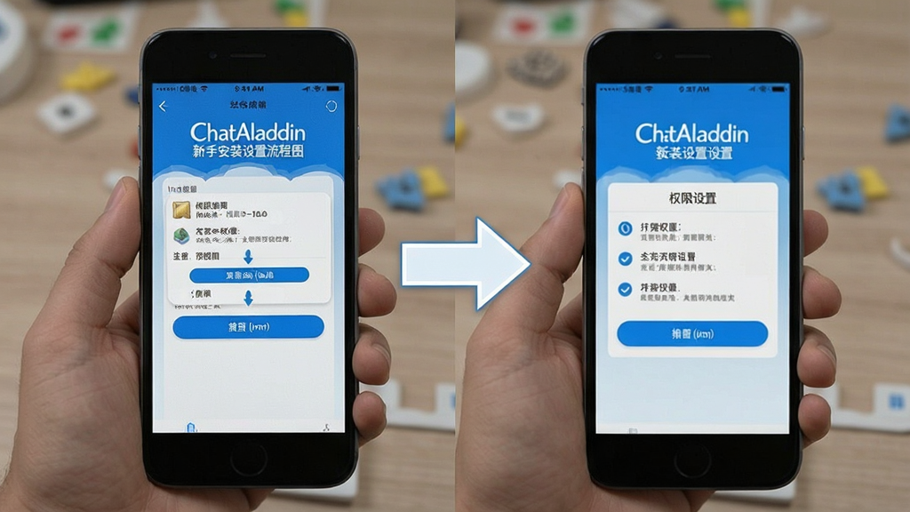 ChatAladdin���ְ�װ��������ͼ���ֻ���Ļ��ʾ��װ�����Ȩ������ѡ��������м�ͷָʾ�������裬��������ˣ�������ɫ�������������޶�������