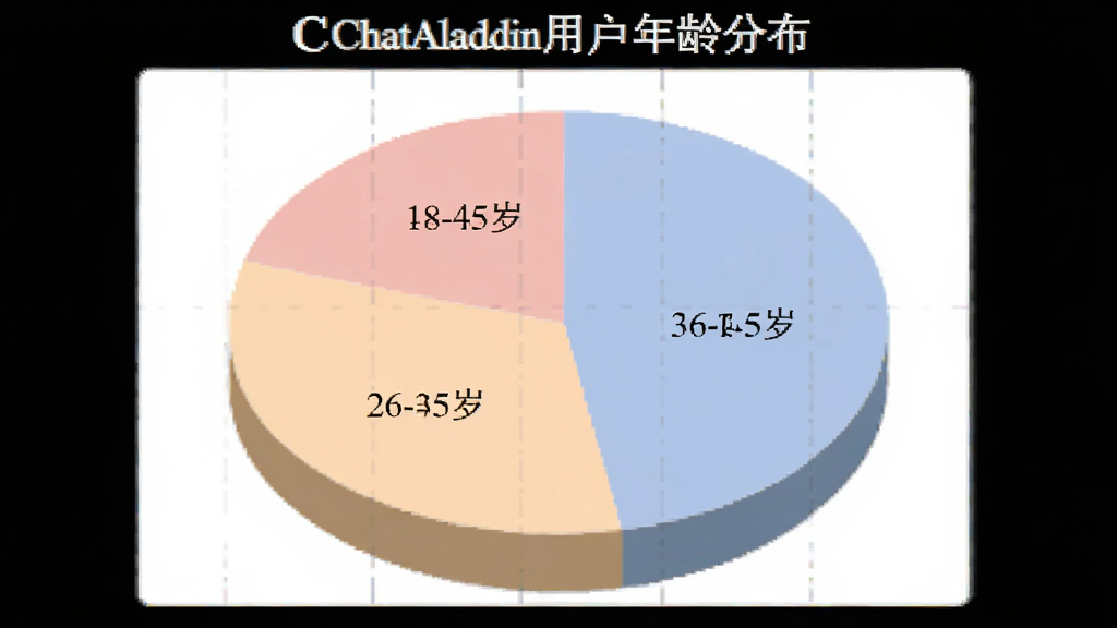 ChatAladdin�û�����ֲ���״ͼ��ͼ������չʾ�ĸ������ռ�ȣ���ɫ��ͣ������ɾ�������18-25�ꡢ26-35�ꡢ36-45�ꡢ46-60���ĸ����飬��������������Ԫ��