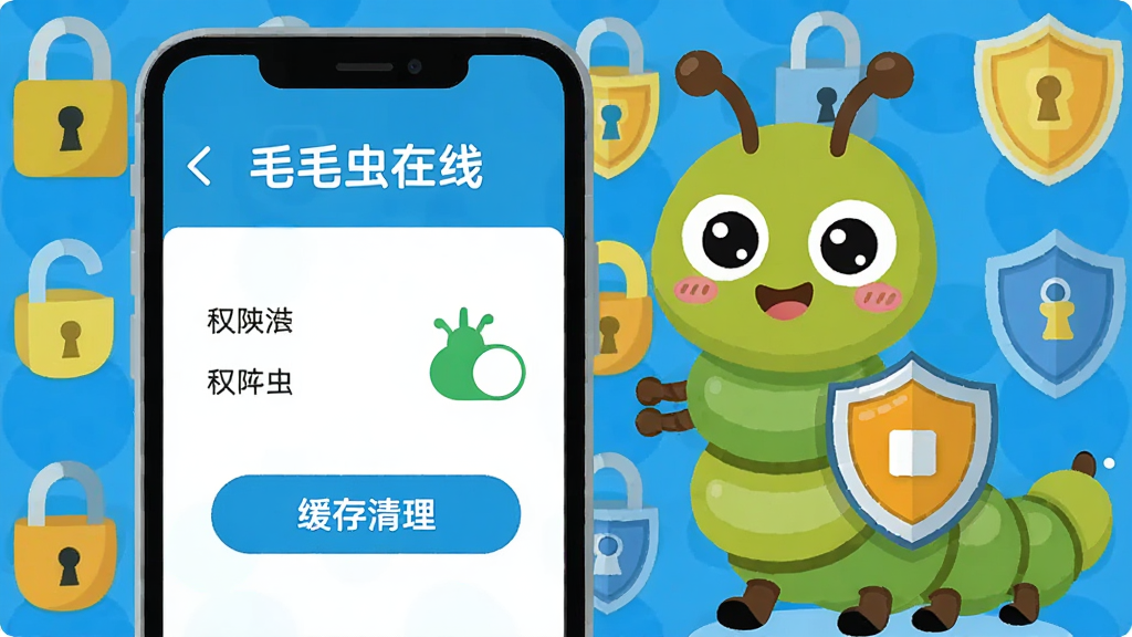 һֻ��ͨëë������С����վ���ֻ���Ļǰ����Ļ����ʾ��ëë�����ߡ������ý��棬��������Ȩ�޿��غͻ���������ť�����������簲ȫ�������Ͷ���ͼ������ƽ����ƣ�ɫ�����������廭�ʣ��޶���Ԫ��