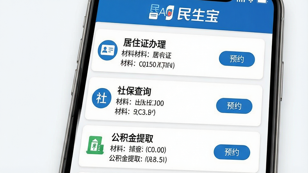 һ��չʾ������App������¹��ܵ�ͼƬ���������ֻ���Ļ����Ļ����ʾ�Ű���ָ���б��������ɼ�����ס֤�����������籣��ѯ��������������ȡ����ѡ�ÿ��ѡ���Ա�����ϸ�Ĳ����嵥��ԤԼ��ť�������Ű��Ǵ�ֱ�б���ʽ������ǹٷ�������ɫ��ϸ�������������׶���ͼ���࣬���ʸ��壬����ɾ����޶���Ԫ�أ���Ļ�����С���������Logo��