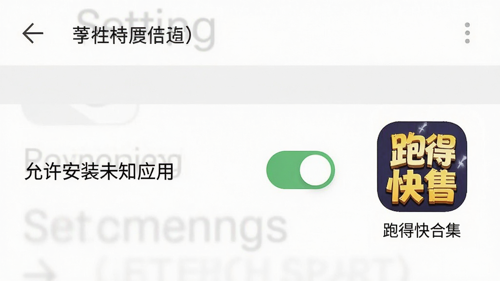 一张展示手机安全设置界面的示意图,画面中显示
