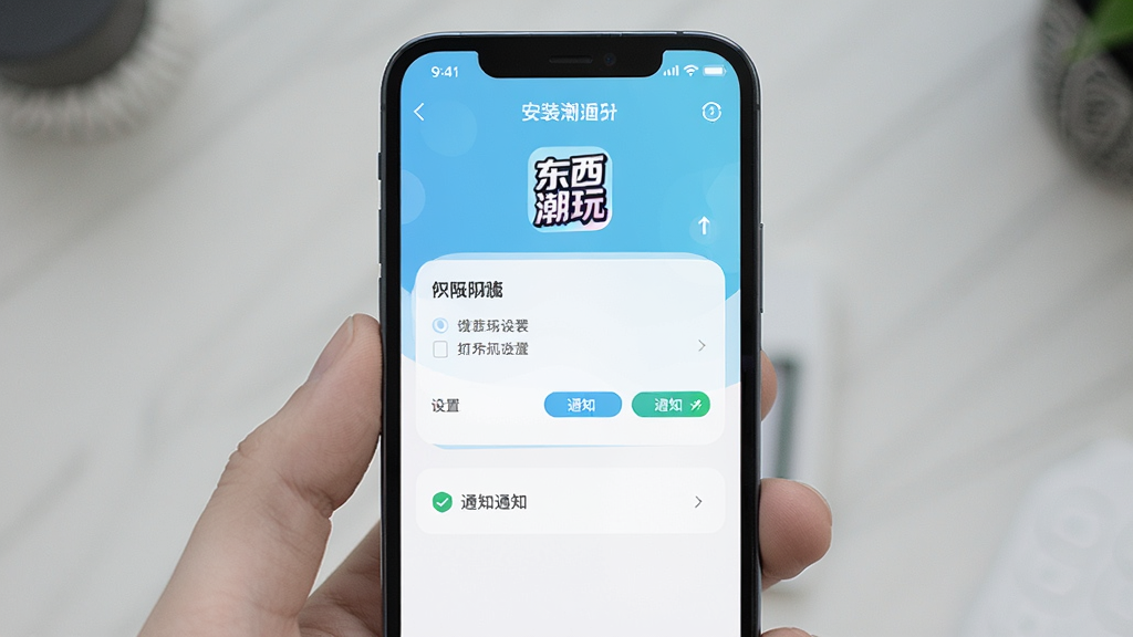 һ��չʾ���������桱App��װ�����ý����ͼƬ���ֻ���Ļ����ʾȨ�����ú�֪ͨѡ�������С��������桱��ʶ����������ˣ��������������ʸɾ�������Ԫ��