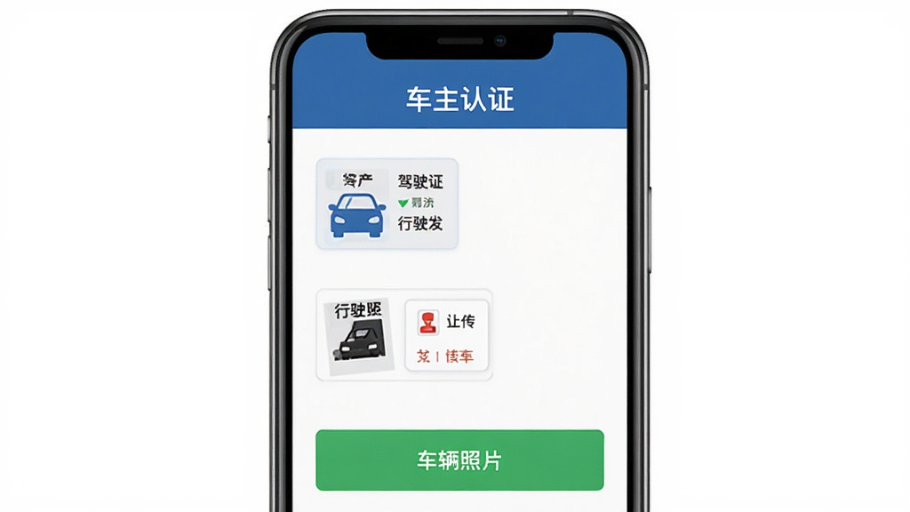 �쳵���г����泵��������֤ҳ�棬����Ϊ�ֻ���Ļ����Ļ����ʾ��֤������������ʻ֤����ʻ֤�ͳ�����Ƭ���ϴ���ڣ�ҳ�涥���С�������֤�����⣬�����ʽ��࣬ϸ�����������ʸɾ��޶���Ԫ��