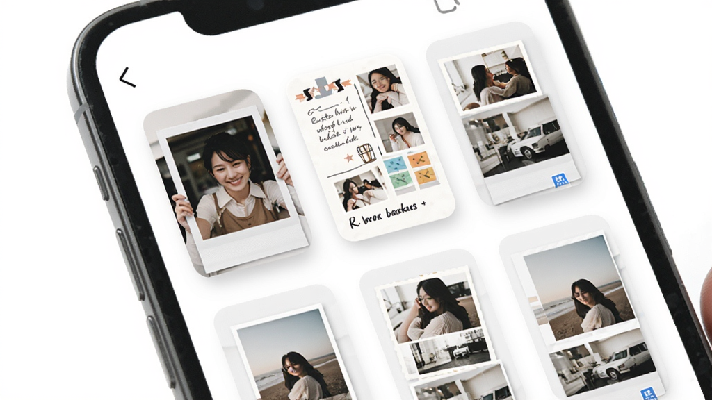 ����App�Ű�ģ��ѡ������չʾͼ�������������ֻ���Ļ��д����Ļ��չʾ�ų��յ�ģ��⣬�������÷������ƴͼ��񡢳���ƴͼ���ȶ��ģ������ͼ�����ֲ����������У����Ϊ�ִ���Լ�Ŀ�Ƭʽ��ƣ�ϸ����ÿ��ģ�忨Ƭ����Բ����Ӱ�������Ǵ���ɫ�����ʸɾ�ͨ͸���޶���Ԫ�ء�