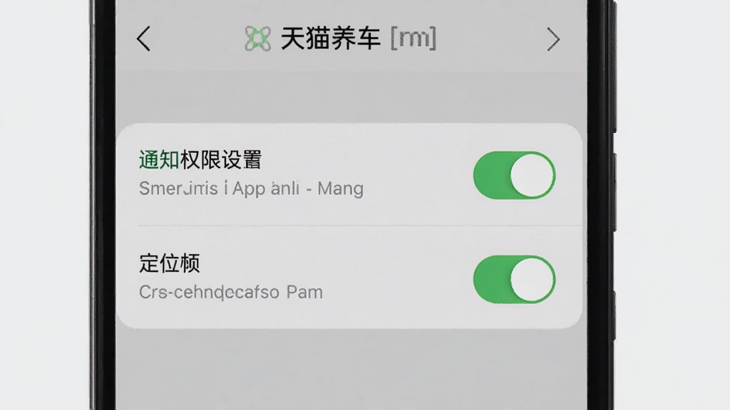 һ��չʾ��è�����̼�App��װȨ�����ý�����ֻ���ͼ���ͼ�������������ֻ���Ļ����Ļ����ʾ֪ͨȨ�޺Ͷ�λȨ�޵Ŀ��ذ�ť�����ش��ڴ�״̬�������������ƽ�ӽǶȣ�������ǳ��ɫ�����Ϊϵͳ���ý���չʾ��ϸ���Ͽ�������ɫ���������ֱ�ǩ���������ʸɾ��޶���Ԫ�ء�