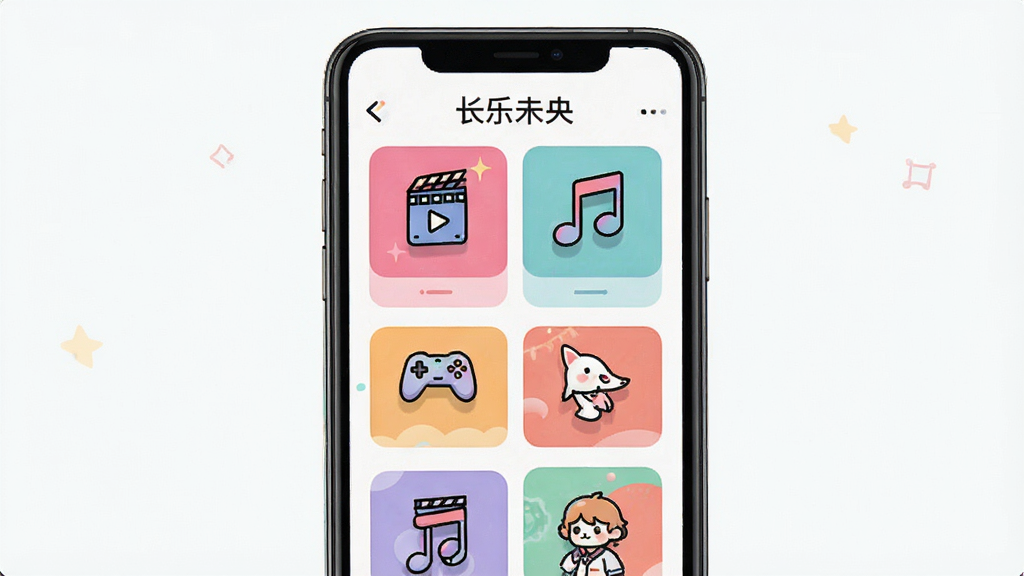 һ��չʾ����δ����ȤȦ��ҳ���ͼƬ���������ֻ���Ļ�ϵ���Ȥ��ǩѡ����棬����������״���е���Ȥ��Ƭ���Ű����룬���������죬ϸ���е�Ӱ�����֡���Ϸ��ͼ�꣬���ʸɾ��޶���Ԫ�أ�ͼƬ������Ϊ������δ�롱