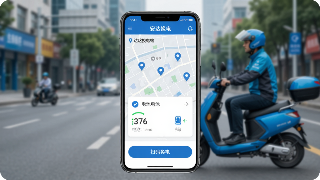 һ��չʾ���ﻻ��App���Ĺ��ܵ��ֻ������ͼ������������һ�������ֻ�����Ļ����ʾ���ﻻ��App�������棬������������վ��ͼ��ǡ���ص���״̬��Ƭ��ɨ�뻻�簴ť�������ǳ��нֵ���������綯�����黯�������������ִ���࣬������ɫΪ�������ʸɾ��������޶���Ԫ��