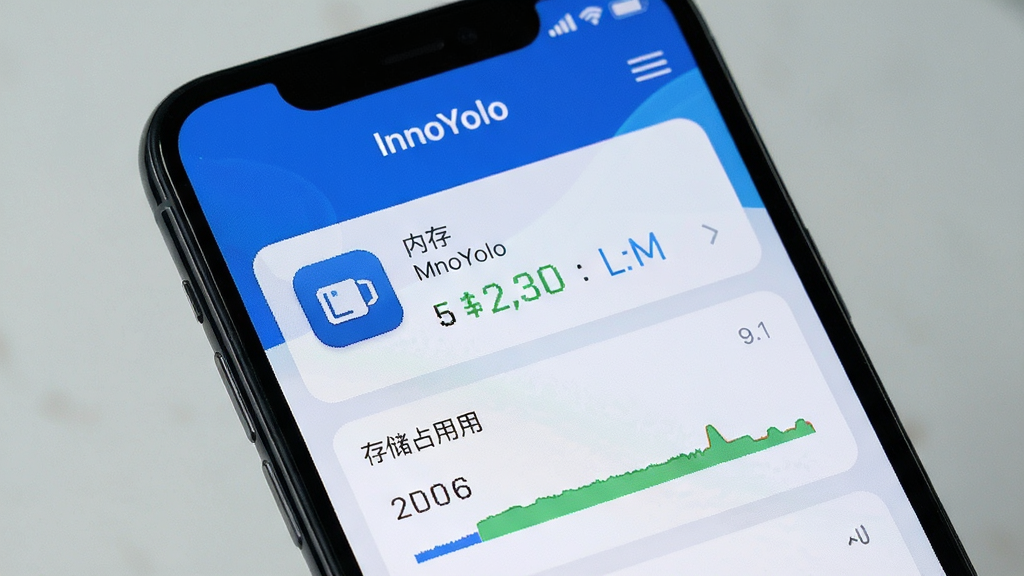 InnoYolo ������������չʾ���ֻ���Ļ��ʾ InnoYolo Ӧ���ں�̨����ʱ����Դռ����������������ڴ�ʹ洢ռ�����ݣ�ͼ��������������࣬���Ƽ��У����ʸɾ��޶���Ԫ��