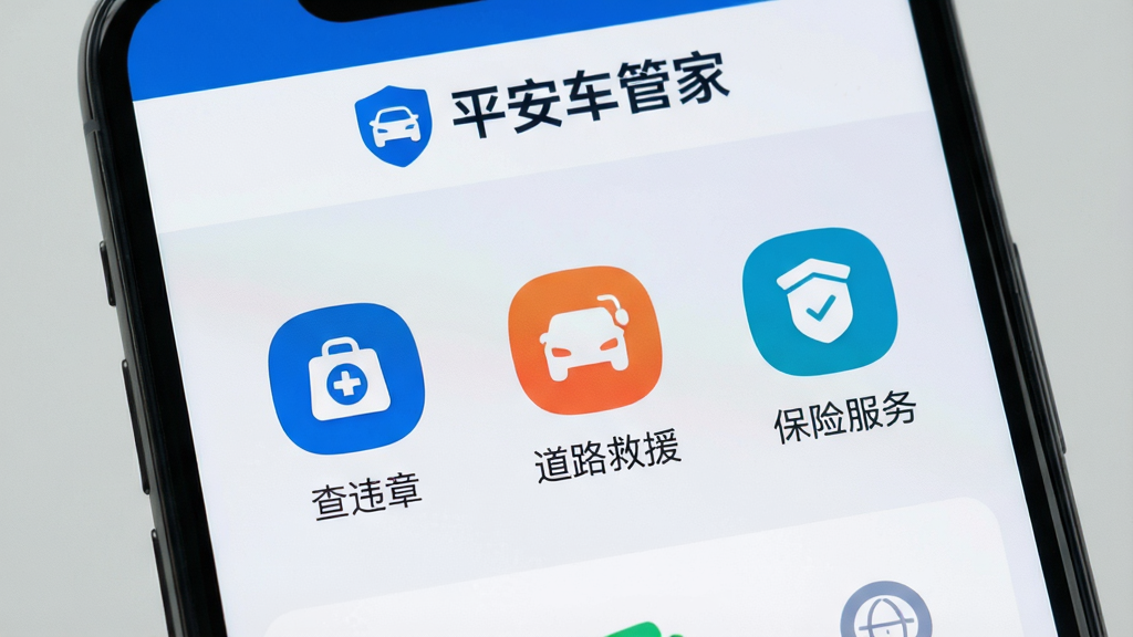 һ���ֻ���Ļ��������д����Ļ����ʾ�š�ƽ�����ܼҡ�App�������棬���涥������������Ʒ�Ʊ�ʶ���м�����Ŀ�ġ���Υ�¡�������·��Ԯ���������շ��񡱵ȹ���ͼ�꣬�����Ǹɾ������ǳ��ɫ��������Ʒ���ִ���Լ�������������޶���Ԫ��