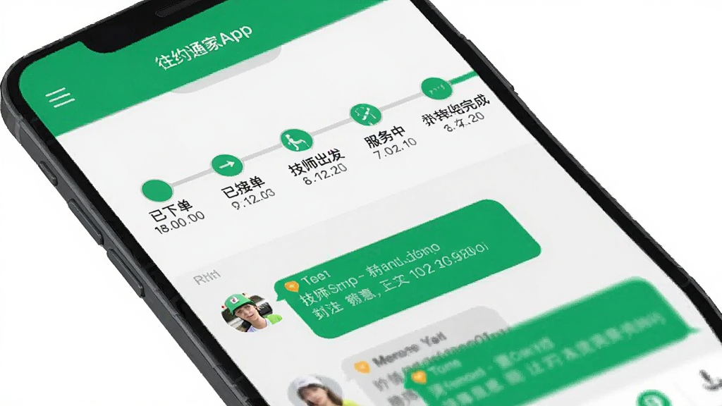 ��Լ����APP��Ϣ֪ͨ���棬�ֻ���Ļչʾ����״̬ʱ���ᣬ�������µ����ѽӵ�����ʦ��������ʦ��������С�����ɵȽڵ㣬ÿ���ڵ��Ա��ж�Ӧ��ʱ������·��Ǽ�ʦ��������Ϣ���ݣ��������Լ������ɫ�ͻ�ɫΪ���������������޶���Ԫ��