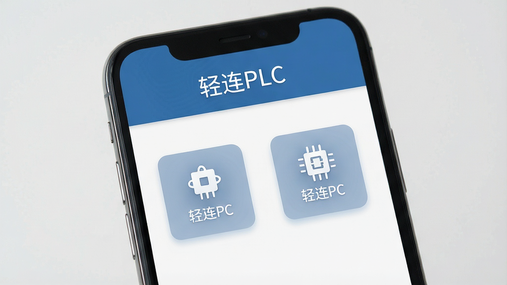 һ��չʾ�ֻ���Ļ��ͼƬ����Ļ���ǡ�����PLC�������������棬����ɾ����࣬û�й�������������������ơ�����PLC�����м��Ǽ����������ͼ�꣬�����Ǵ�ɫ�������񼫼�ϸ�����������ʸɾ����޶���Ԫ��