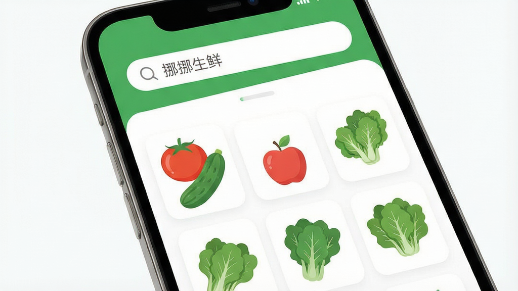 һ�����ʹ�����APP����ҳ�����ͼ�������������ֻ���Ļ����Ļ����ʾŲŲ����APP����ҳ������������д�š�ŲŲ���ʡ����·��������߲�ˮ������������ͼ�꣬�������������ƹϡ�ƻ������Ҷ�ˣ�����ɾ��޹�棬��ɫ��Ϊ���µ���ɫ�Ͱ�ɫ������ִ���ƽ��ϸ��Բ�󣬻��ʸ��壬����Ϊ�ɾ��Ĵ�ɫ���޶���Ԫ��