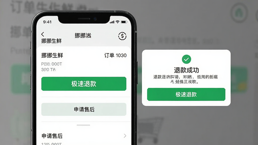 һ��չʾ�ֻ�APP�ۺ�����ͼƬ���ֻ���Ļ��ʾ��ŲŲ���ʡ��Ķ�������ҳ��ҳ������һ����ɫ�ġ������˿��ť�͡������ۺ���ڣ��Ա���һ���˿�ɹ��ĵ�����ʾ����������ˣ����ʸɾ����޶���Ԫ��