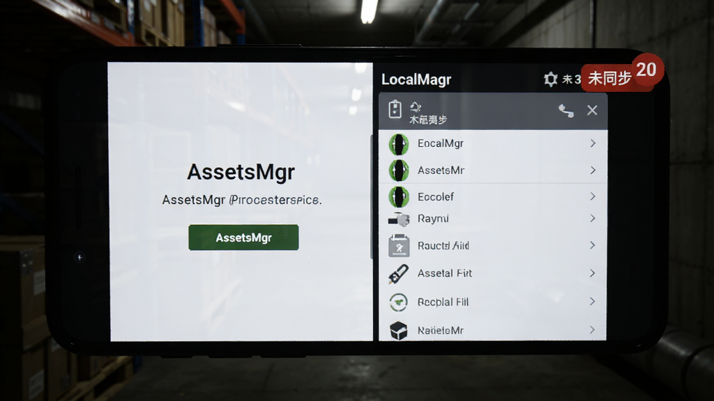 AssetsMgr ����ģʽʹ�ó�������׿�ֻ���Ļ��ʾ AssetsMgr ���߹���״̬��ʾ�ͱ����ʲ��б������Ͻ���δͬ�������Ǳ꣬�����ǻ谵�ĵ��²ֿ����ȣ��ֻ���Ļ��Ψһ��Դ��ͻ�����߿������ԣ����湹ͼ���գ����дʵ�����ʸɾ��޶���Ԫ��