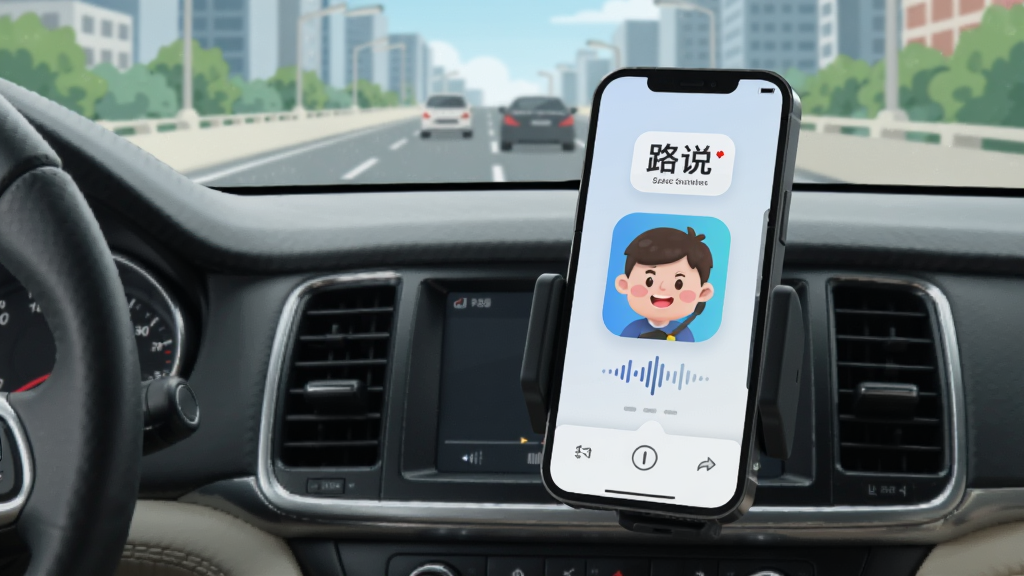һ�������п�̨�ӽǵĻ��棬�ֻ�֧���ϵġ�·˵��App���ڲ���������Ϣ����Ļ����ʾ������ͼ���һ����ͨ˾��ͷ�񣬱����ǳ��е�·�����дʵ�Դ��廭�У�ϸ�����������ʸɾ�