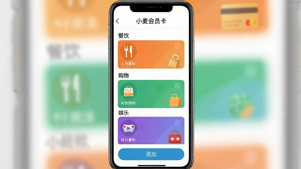 һ���ֻ�Ӧ�ý����ͼ�����⡰С���Ա������ʾ�ڶ����������м�չʾһ������Ŀ����б�����Ƭ��������������������֡������������У�ÿ�ſ�Ƭ�в�ͬ��ɫ��ͼ�꣬�ײ������Ӱ�ť�������������������ʸɾ����޶���Ԫ��