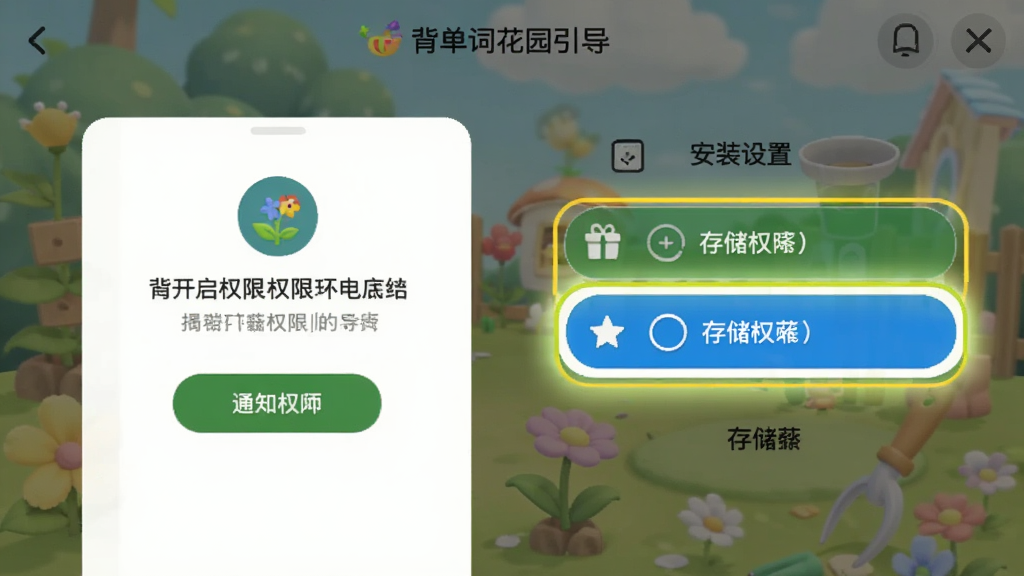 �����ʻ�԰ ��װ���ý��棬չʾȨ�޿�������ҳ�棬֪ͨȨ�޺ʹ洢Ȩ��ѡ�������ʾ�������Ѻ��׶�
