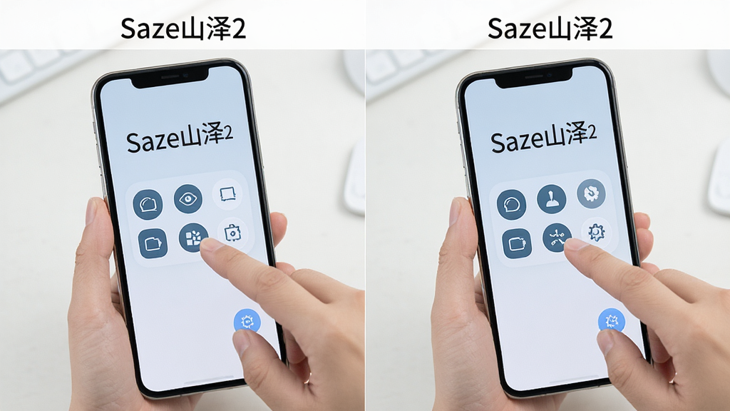 һ��չʾSazeɽ��2�������̵�ʾ��ͼ����������ָ����ֻ���Ļ�ϵĹ��ܰ�ť����Ļ����ʾ