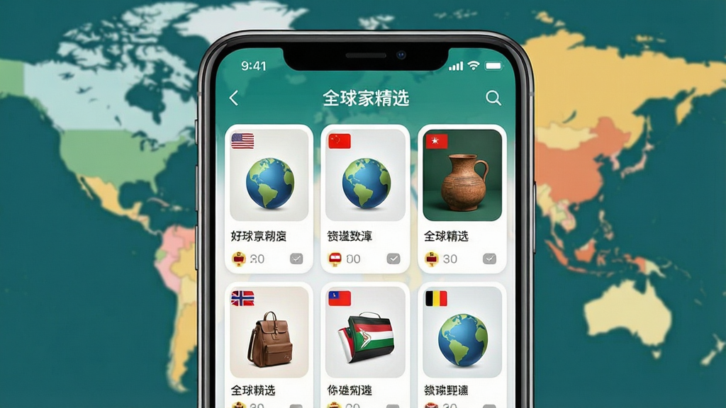 һ��չʾ��ȫ��Ҿ�ѡ��APP��ȫ����ﾫѡ���ܵ�ͼƬ��������һ���ֻ���Ļ��д����Ļ����ʾ�����Բ�ͬ���ҵ���Ʒ��Ƭ����Ƭ���й����ʶ����ƷͼƬ������Ϊ�ֻ���Ļռ�ݻ������ģ�������ģ���������ͼ���Ű����룬��Ʒ��Ƭ�������򡣷��Ϊ����Ӧ�ý�����ɫ�ʷḻ����г��ϸ���ϣ���Ʒ��Ƭ��ԵԲ���������������ʸɾ����޶���Ԫ�أ����塣