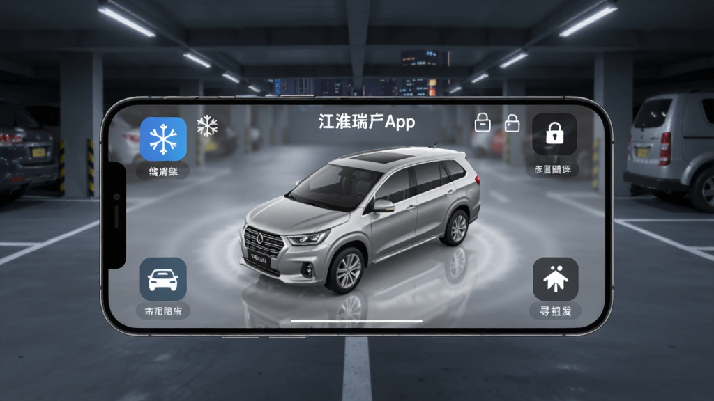 һ��չʾ�������AppԶ�̿��ƹ��ܵ�ͼƬ��������һ���ֻ�������ʾ����3Dģ�ͣ���Χ�����ſյ�����������������Ѱ���ȿ���ͼ�꣬������ҹ���ĳ���ͣ�������ֻ���Ļ����΢�⣬���Ƽ���ʮ�㣬��������ϸ�ڷḻ��
