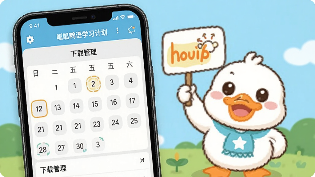 ����ѼӢ��ѧϰ�ƻ����������ؽ��棬�ֻ���Ļ����ʾÿ�մ����������ع����б��������п�ͨѼ�Ӿ��ż������ӣ�������ɿɰ������ʸɾ�