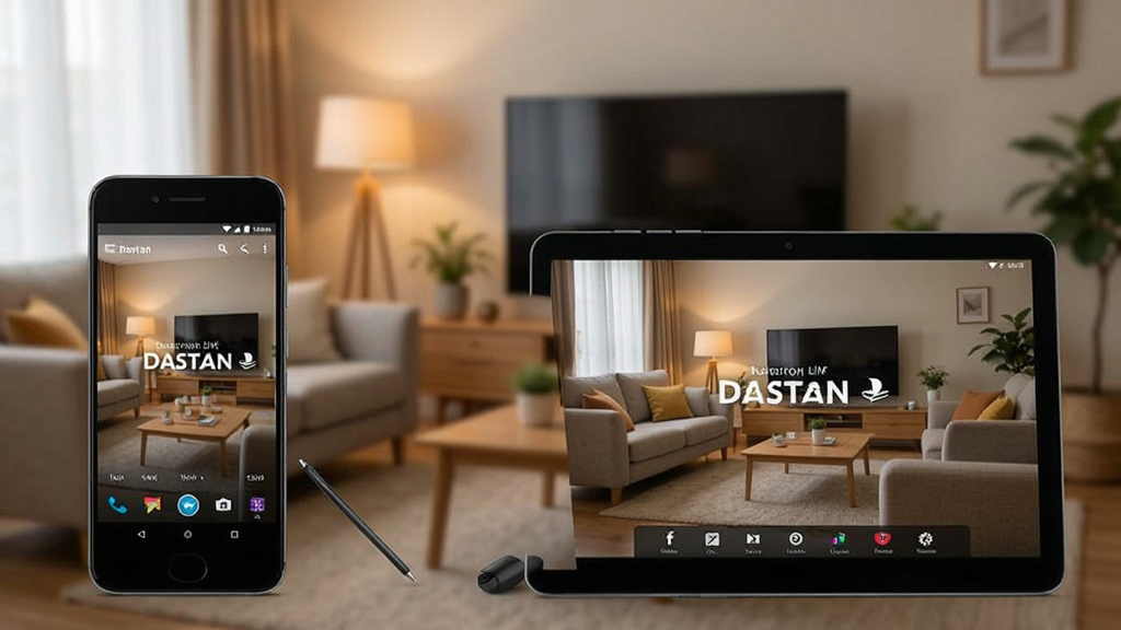 Dastan����ֱ�������ڶ����׿�豸�ϵ�չʾЧ���������ֻ���ƽ�壬��Ļ�϶���ʾ