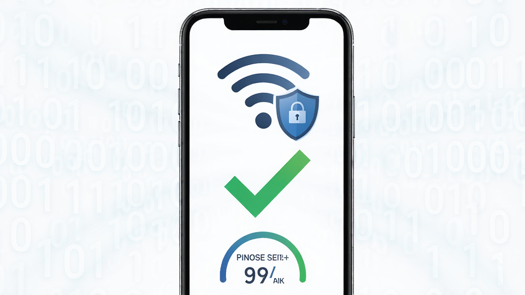 �������簲ȫ��⹦��ͼ���������ֻ���Ļ��ʾWiFi�ź�ͼ��Ͷ��Ʊ�־�������м���һ����ɫ�ĶԹ���ʾ���绷����ȫ���Ű��·���ʾ���ٽ��������Լ����ϸ���ϱ����е����Ķ����ƴ������������������������޶���Ԫ��