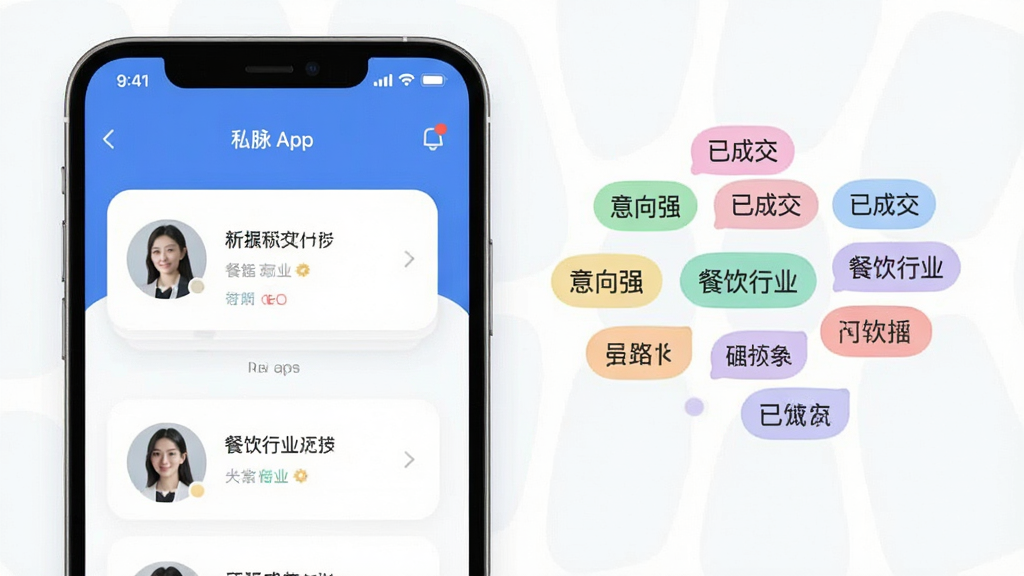˽�� App ����������ǩ���ܽ��棬�ֻ���Ļ��ʾ��ϵ�˿�Ƭ���ʱ�ǩ�ƣ���ǩ����������ǿ�����ѳɽ�����������ҵ���ȣ�����������Ϊ��ɫ������ƬԲ����ƣ���ǩ��ɫ������֣���������������ִ���ƽ�����ʸɾ��޶���Ԫ��