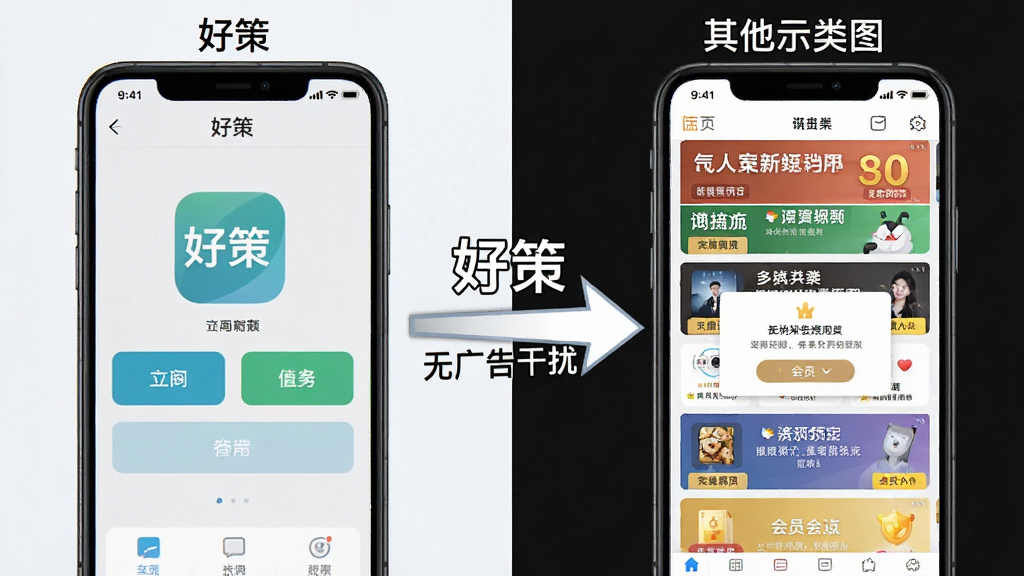 一张对比示意图,左侧是