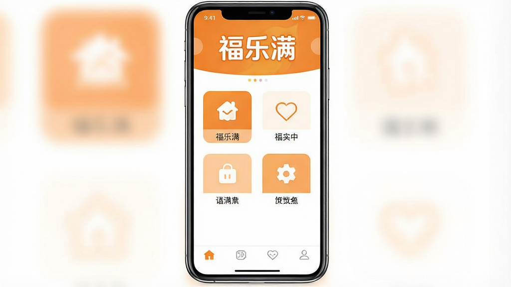 һ���ֻ�Ӧ�ý����ͼ�����������ǡ�����������������ҳ���������ů��ɫ���ɫ�������ˬ��񣬶�������Ŀ�ġ������������ֱ�ʶ���м�����չʾ�ż������Ĺ������ͼ�꣬�ײ��ǵ����������沼�ָɾ����룬û���κζ�����Ԫ�أ����������������������һ�����ɡ�ʵ�õ��Ӿ����ܡ�