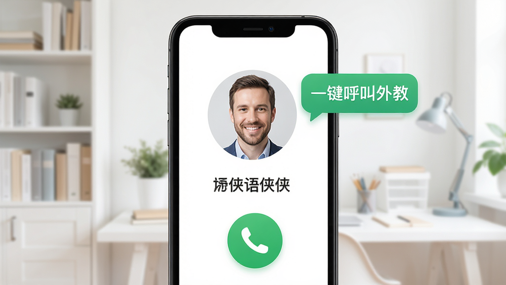 һ��չʾ����������APP���Ľ�����ֻ�����ͼ���ֻ���Ļ����ʾ��һλ���΢Ц�����ͷ���һ����Ŀ����ɫͨ����ť���Ա��С�һ��������̡����������ݣ��������������鷿������������ִ������������ɾ����޶���Ԫ��