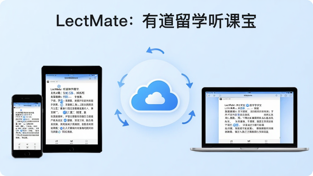 LectMate: �е���ѧ���α� ���ͬ��ʾ��ͼ������չʾ�ֻ���ƽ�塢�ʼǱ�������̨�豸Χ��������ͬ��ͼ�����У�ÿ̨�豸��Ļ�϶���ʾ��ͬ���������ָ���棬�����ǵ���ɫ���䣬���ֳ������λ��ƣ��Ű���⣬����ִ���࣬ϸ����ͬ����ͷ���ƶ�ͼ�꣬���ʸɾ��޶���Ԫ�أ�ͼƬ������Ϊ��LectMate: �е���ѧ���α���