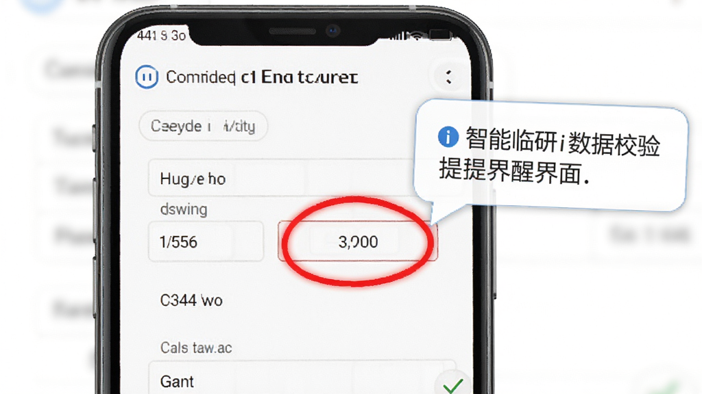 ��������i ����У�����ѽ��棬�ֻ���Ļ��ʾ����¼�����������һ����ֵ����ɫ����Ȧ�����Ա�����ʾ���ݣ������ǰ�ɫ����񣬻��ʸɾ����޶���Ԫ��
