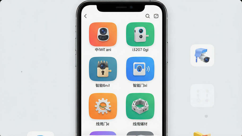��ά�̳�App��Ʒ����ҳ���ͼ��������չʾ�ֻ���Ļ���������еļ���豸���������������¸��ĵȷ���ͼ�꣬������ǳ��ɫ��ͼ��ɫ�����������ֲ�������״�Ű棬������ִ���ϸ�����������ʸɾ��޶���Ԫ��