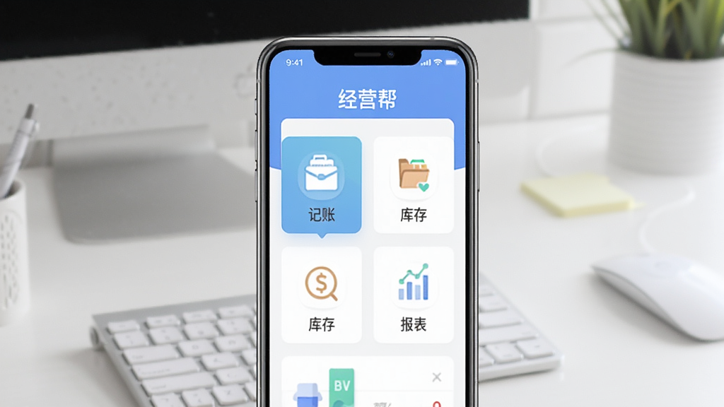 һ��չʾ����Ӫ�App���Ľ�����ֻ�����ͼ�������������ֻ���Ļ����Ļ����ʾ����Ӫ�Ӧ�õ���ҳ����ҳ���������ļ��ˡ���桢�����ȹ���ͼ�꣬�����Ǽ���ǳɫ�칫���棬����ִ���ƽ�����ʸɾ��޶���Ԫ��