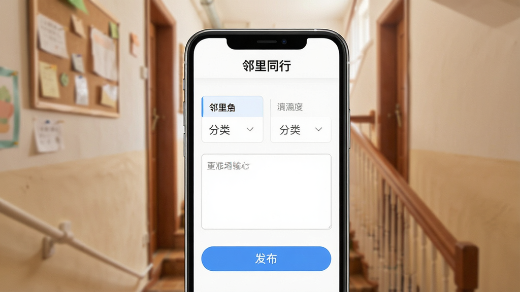 һ�š�����ͬ�С�App�����ﻥ����Ϣ����ҳ���ͼƬ�������������ֻ���Ļ��д����Ļ����ʾ�����������з���ѡ�����������ͷ�����ť�����涥���С�����ͬ�С����ֱ�ʶ����������ܰ������¥�����������дʵ��ͣ����ʸɾ����޶���Ԫ��