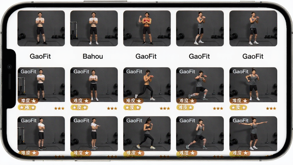 һ��չʾGaoFit�������ͼƬ���������ֻ���Ļ��ʾ�����������������ͼ������Ϊ�����ǩ�·����ж�����Ƭ���Ű����룬����˶�������ϸ����ÿ��������Ƭ�м��ⲿλ��ǩ���Ѷ��Ǽ������������ɾ��޶���Ԫ�أ�ͼƬ������Ϊ